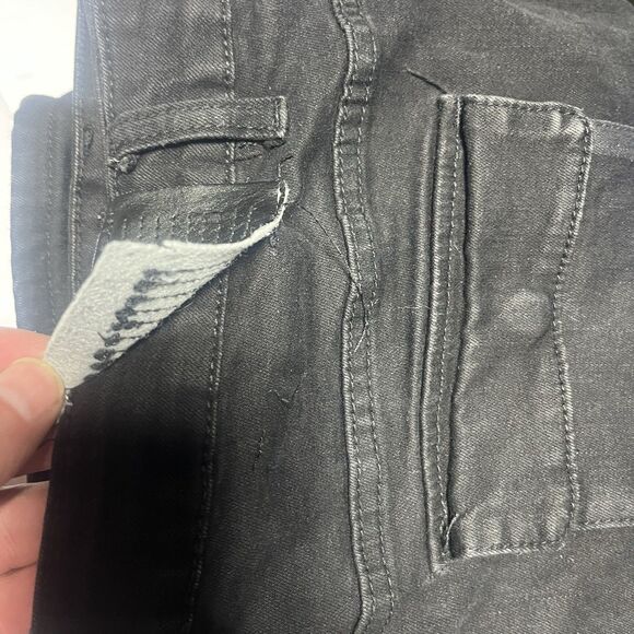 Serenede Men's Black Strappy Skinny Jeans‎ Gothic Punk Grunge - Size 42 - Picture 12 of 12